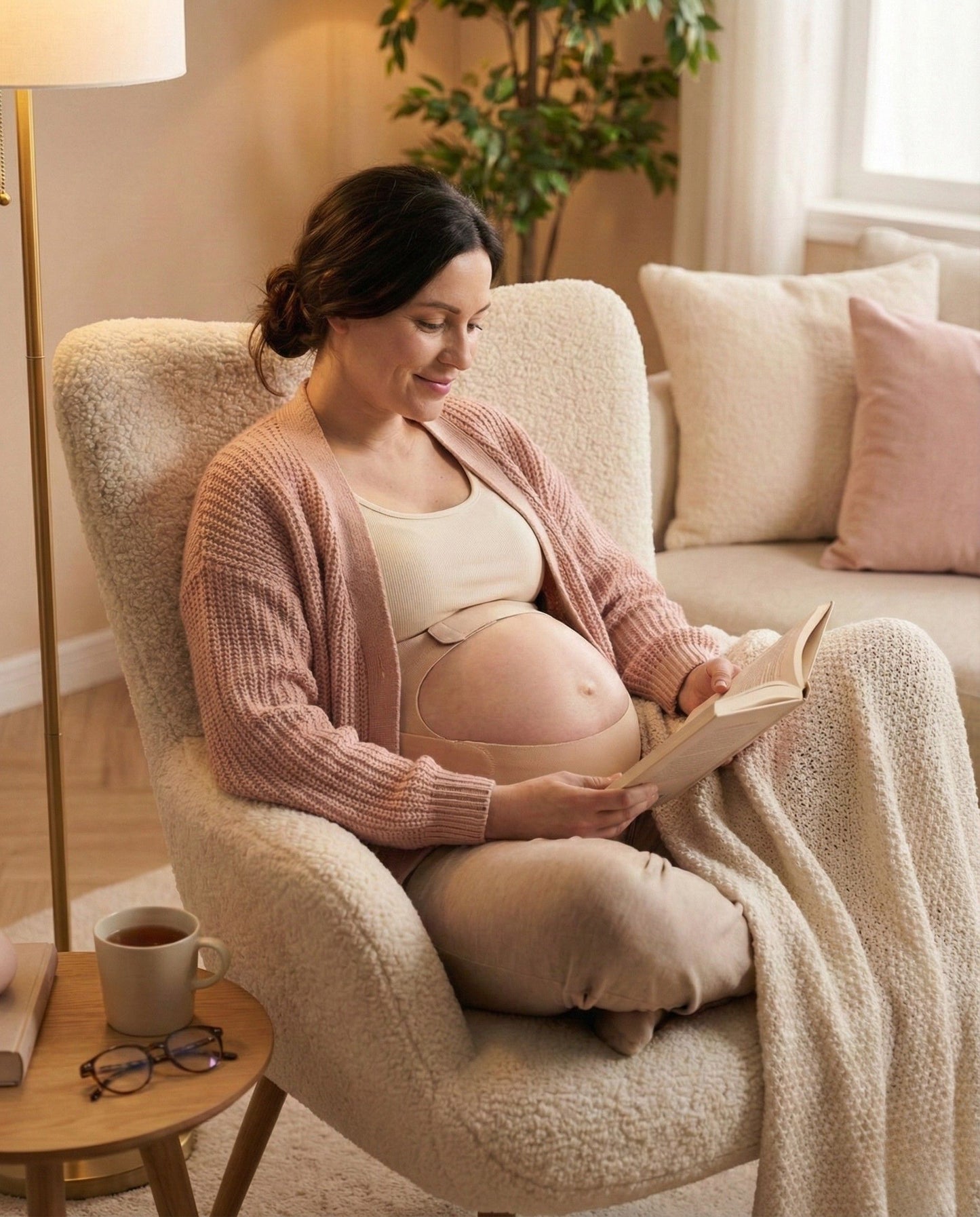 Liramom Ergonomic Maternity Belly Band Black