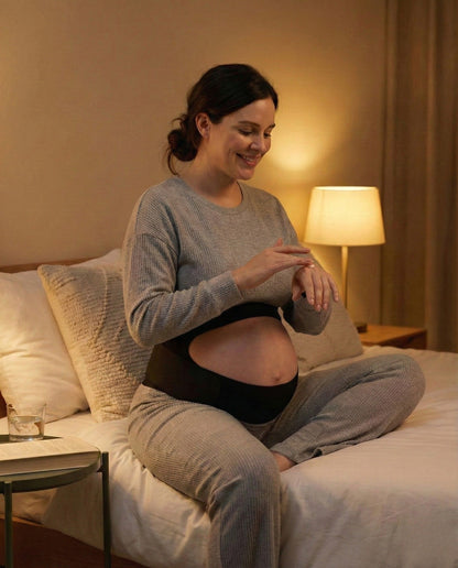 Liramom Ergonomic Maternity Belly Band Black