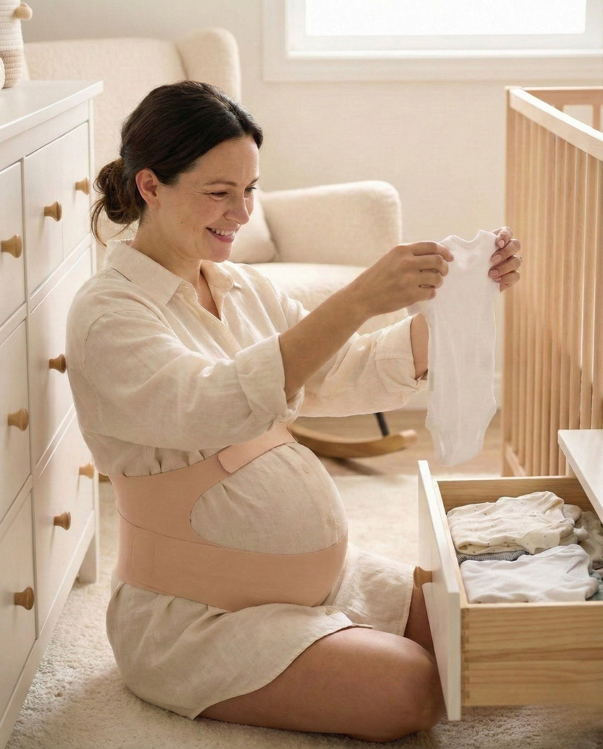 Liramom Ergonomic Maternity Belly Band Black